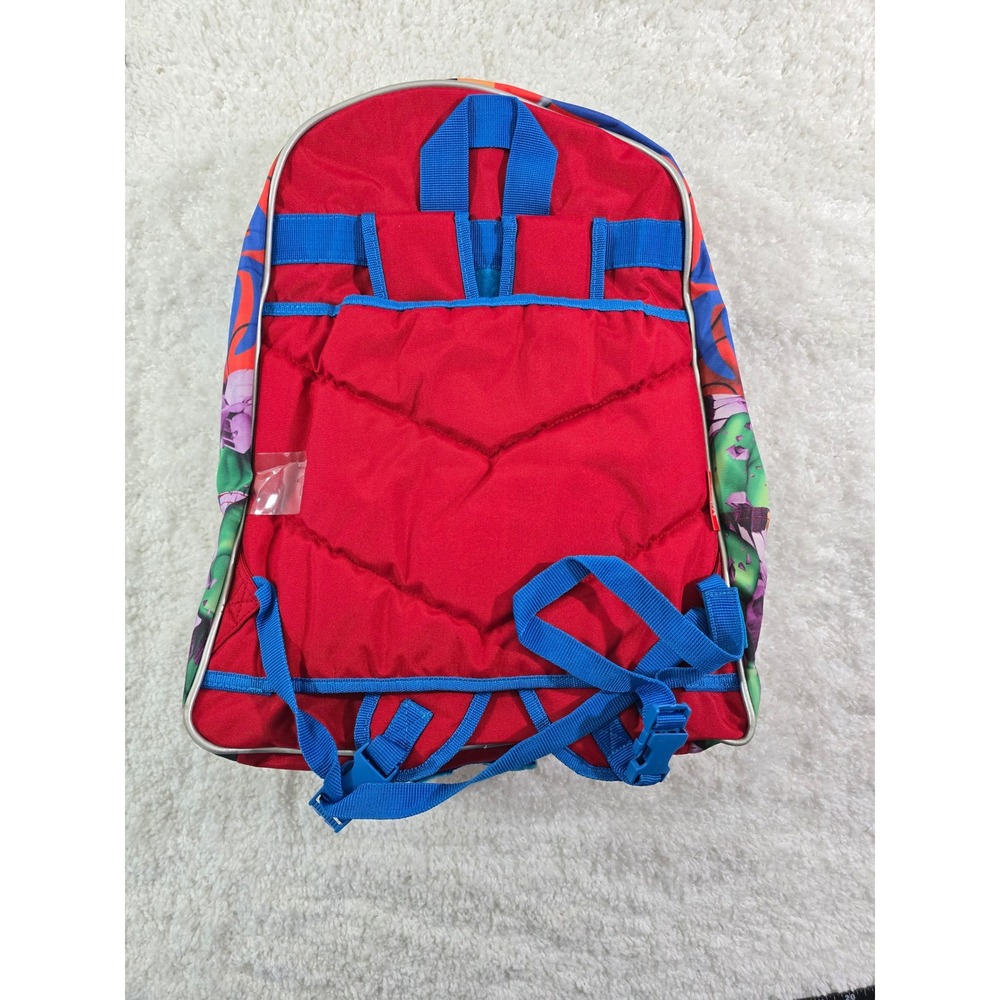 Marvel Heroes Backpack Red Spider-Man Iron Man Hulk Comic Book School Bag - Picture 2 of 13